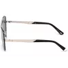 WEB EYEWEAR WE0202-16C Unisex saulesbrilles, spīdīgs melns rāmis, pelēkas lēcas, 54 mm