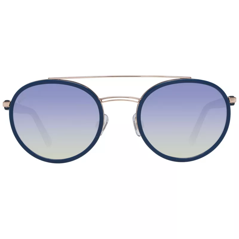 WEB EYEWEAR WE0225-5290W Unisex saulesbrilles, melns rāmis, pelēkas lēcas, 52/22/145 mm