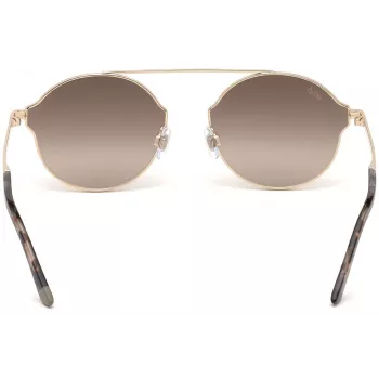 Web Eyewear WE0243-32G Unisex Pilot Saulesbrilles Zelta Rāmis Brūni Gradienta Lēcas UV400 58mm