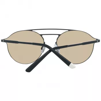 WEB EYEWEAR WE0249-5802G Unisex saulesbrilles, melns rāmis, pelēkas lēcas 58/18/145 mm