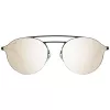 WEB EYEWEAR WE0249-5802G Unisex saulesbrilles, melns rāmis, pelēkas lēcas 58/18/145 mm