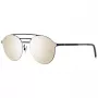 WEB EYEWEAR WE0249-5802G Unisex saulesbrilles, melns rāmis, pelēkas lēcas 58/18/145 mm