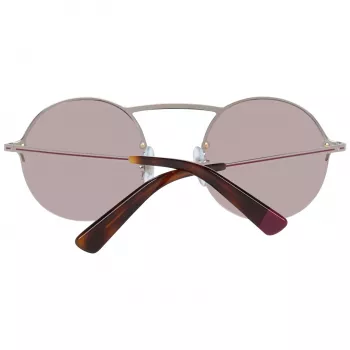 WEB EYEWEAR WE0260-5434U Unisex saulesbrilles, Havana acetāta rāmis, zaļa polikarbonāta lēca 54/21/145 mm