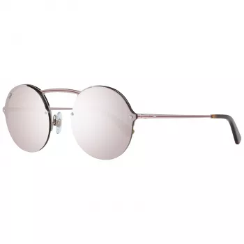 WEB EYEWEAR WE0260-5434U Unisex saulesbrilles, Havana acetāta rāmis, zaļa polikarbonāta lēca 54/21/145 mm
