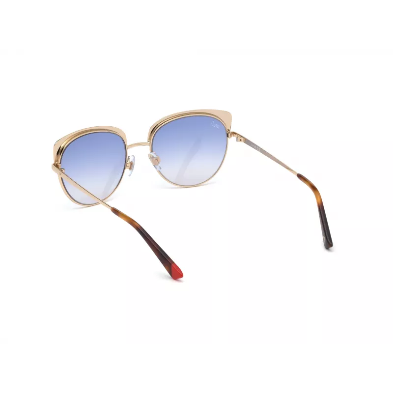 WEB EYEWEAR Sieviešu tauriņveida saulesbrilles WE0271-5532W Havana Acetāts Brūns Gradient UV400 55/18/140