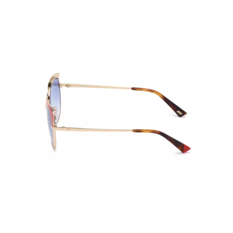 WEB EYEWEAR Sieviešu tauriņveida saulesbrilles WE0271-5532W Havana Acetāts Brūns Gradient UV400 55/18/140