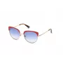 WEB EYEWEAR Sieviešu tauriņveida saulesbrilles WE0271-5532W Havana Acetāts Brūns Gradient UV400 55/18/140