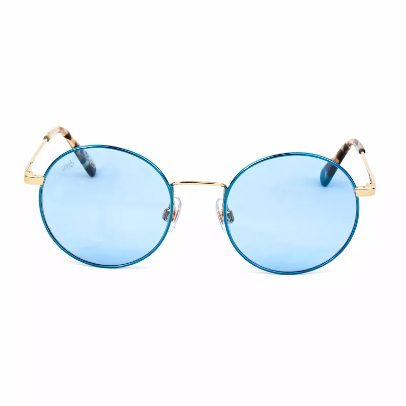 WEB EYEWEAR Sieviešu kaķacs formas saulesbrilles WE0254-32V Havana brūns acetāta rāmis Brūnas gradienta lēcas 49mm