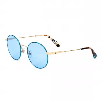 WEB EYEWEAR Sieviešu kaķacs formas saulesbrilles WE0254-32V Havana brūns acetāta rāmis Brūnas gradienta lēcas 49mm