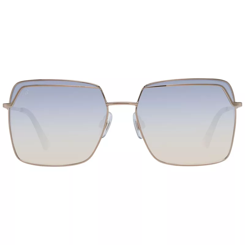 WEB EYEWEAR Sieviešu kaķacs formas saulesbrilles WE0259-5734W Havana Acetāts Brūns Gradienta Lēcas 57mm