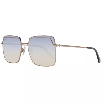 WEB EYEWEAR Sieviešu kaķacs formas saulesbrilles WE0259-5734W Havana Acetāts Brūns Gradienta Lēcas 57mm