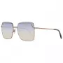 WEB EYEWEAR Sieviešu kaķacs formas saulesbrilles WE0259-5734W Havana Acetāts Brūns Gradienta Lēcas 57mm