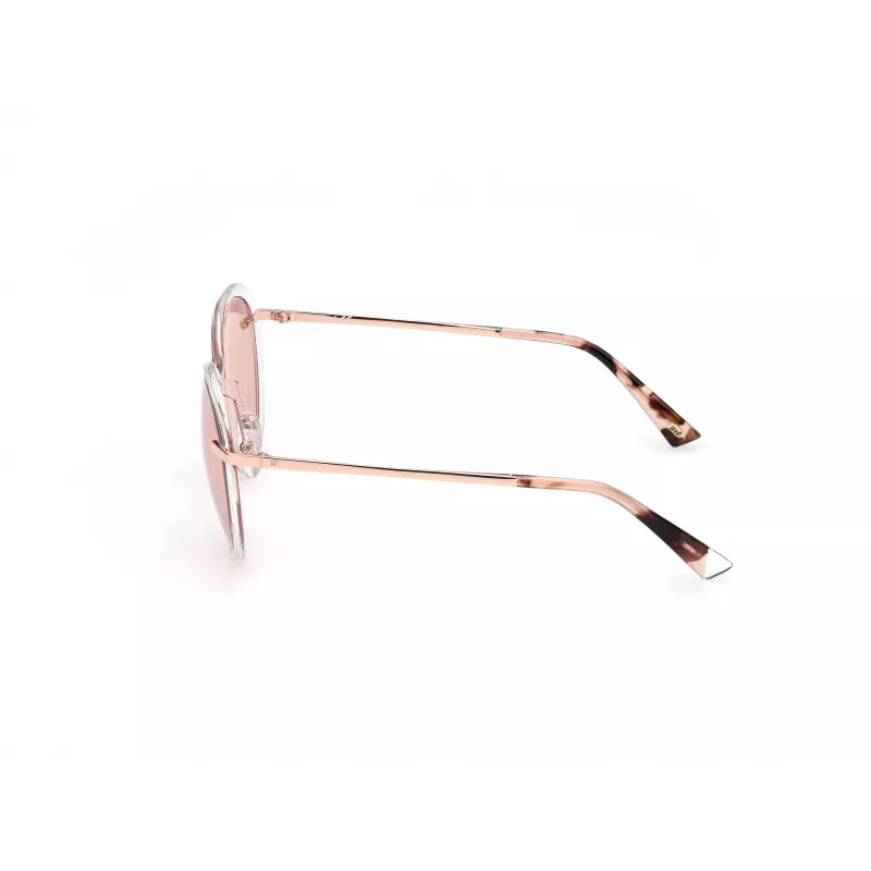 WEB EYEWEAR Sieviešu kaķacs formas saulesbrilles WE0297-5726Z Brūna Havana/Zelta tonis
