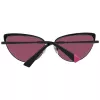 WEB EYEWEAR Sieviešu kvadrātveida acetāta saulesbrilles WE0272-5901Z - Melns rāmis, pelēkas lēcas 59mm