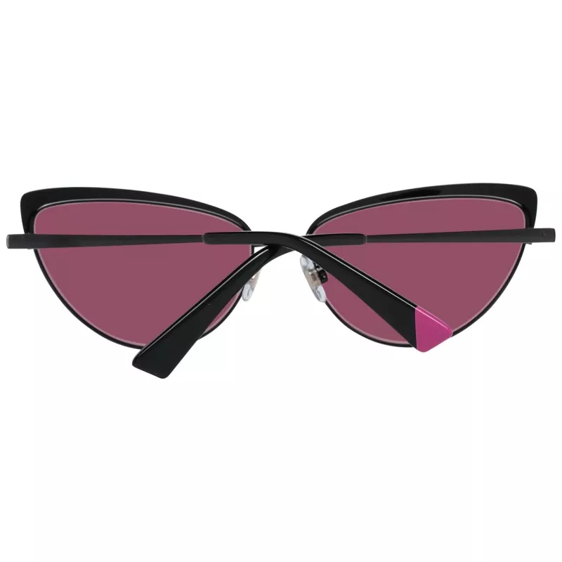 WEB EYEWEAR Sieviešu kvadrātveida acetāta saulesbrilles WE0272-5901Z - Melns rāmis, pelēkas lēcas 59mm