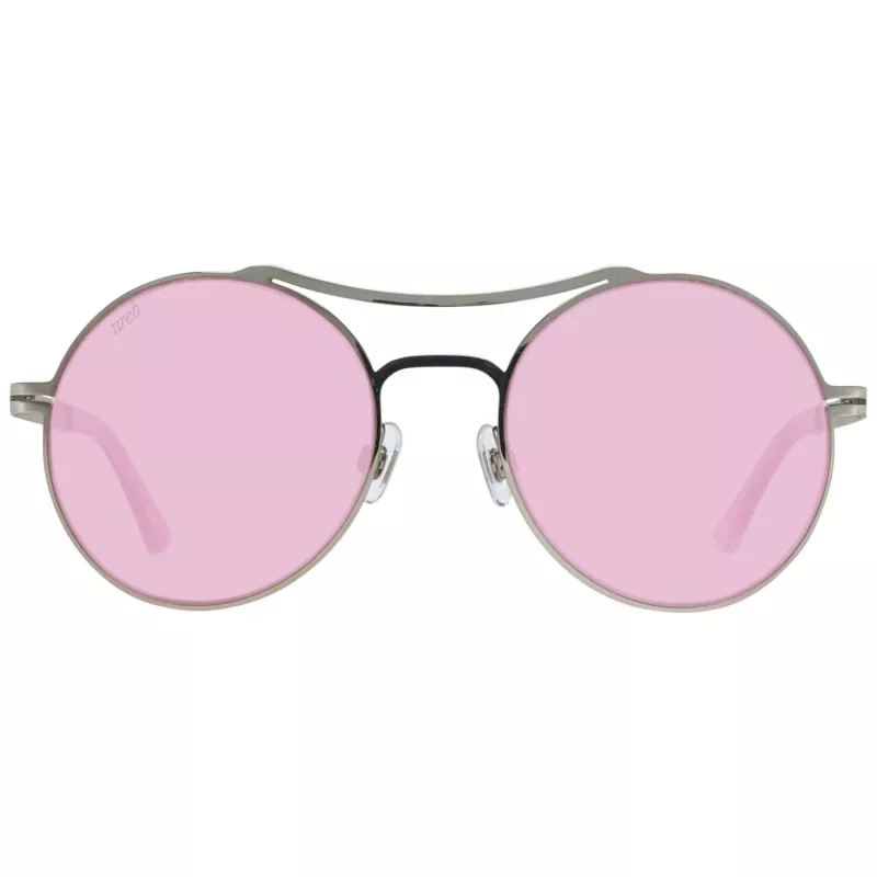 WEB EYEWEAR Sieviešu saulesbrilles WE0171-54016 Spīdīgi melns rāmis Dūmu pelēkas lēcas 54/21/135 mm