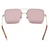 WEB EYEWEAR Sieviešu saulesbrilles WE0210-28Y Havana Brūns Acetāts Kvadrātveida Rāmis UV400