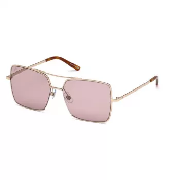 WEB EYEWEAR Sieviešu saulesbrilles WE0210-28Y Havana Brūns Acetāts Kvadrātveida Rāmis UV400
