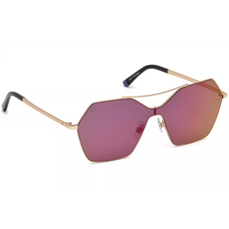 WEB EYEWEAR Sieviešu saulesbrilles WE0213-34Z Havana Brūns Bruņurupuča Acetāta Kvadrātveida Rāmis 59mm