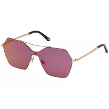 WEB EYEWEAR Sieviešu saulesbrilles WE0213-34Z Havana Brūns Bruņurupuča Acetāta Kvadrātveida Rāmis 59mm