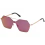 WEB EYEWEAR Sieviešu saulesbrilles WE0213-34Z Havana Brūns Bruņurupuča Acetāta Kvadrātveida Rāmis 59mm