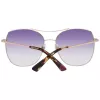 WEB EYEWEAR Sieviešu saulesbrilles WE0245-5833Z - Brūns gradients taisnstūra acetāta rāmis