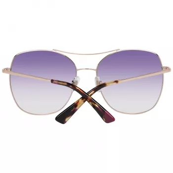 WEB EYEWEAR Sieviešu saulesbrilles WE0245-5833Z - Brūns gradients taisnstūra acetāta rāmis