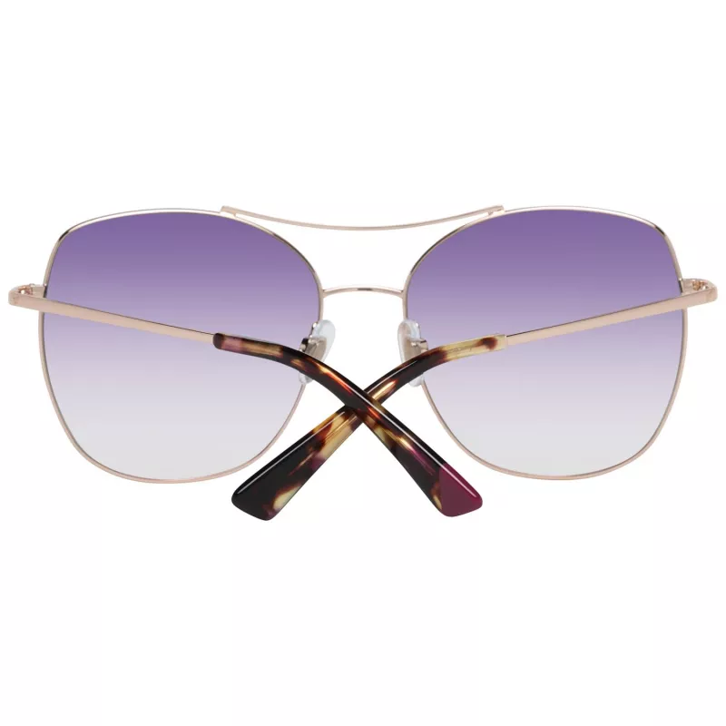 WEB EYEWEAR Sieviešu saulesbrilles WE0245-5833Z - Brūns gradients taisnstūra acetāta rāmis