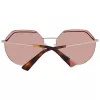 WEB EYEWEAR Sieviešu saulesbrilles WE0258-5833G Havana Acetāta Kvadrātveida Rāmis Brūnas Gradienta Lēcas 58/18/140 mm