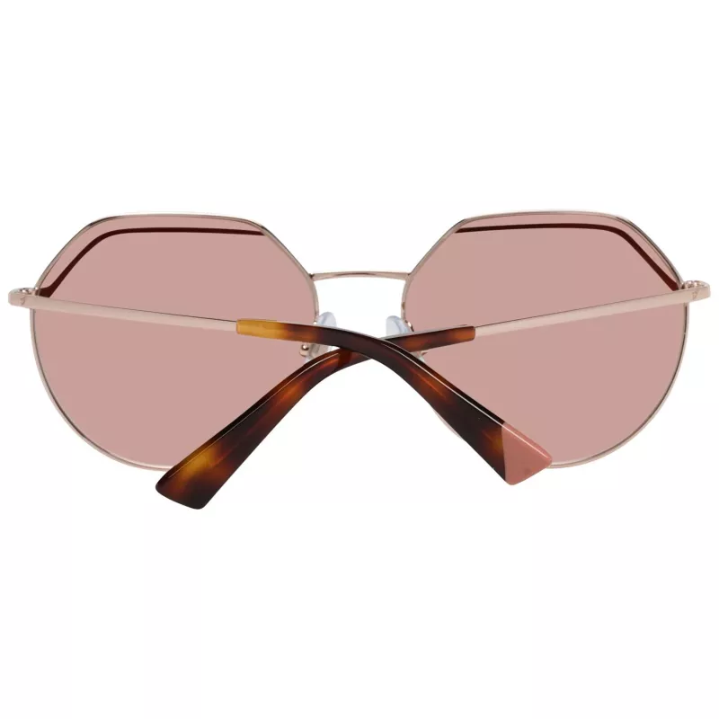 WEB EYEWEAR Sieviešu saulesbrilles WE0258-5833G Havana Acetāta Kvadrātveida Rāmis Brūnas Gradienta Lēcas 58/18/140 mm