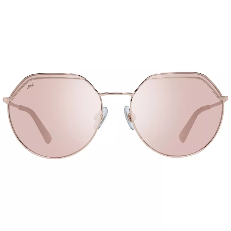 WEB EYEWEAR Sieviešu saulesbrilles WE0258-5833G Havana Acetāta Kvadrātveida Rāmis Brūnas Gradienta Lēcas 58/18/140 mm