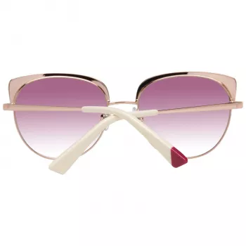 WEB EYEWEAR Sieviešu saulesbrilles WE0271-5533Z Havana Brūna Kvadrātveida Acetāts Gradienta Lēca 55mm