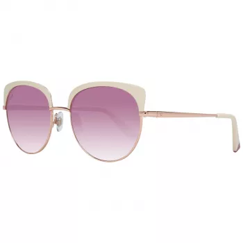 WEB EYEWEAR Sieviešu saulesbrilles WE0271-5533Z Havana Brūna Kvadrātveida Acetāts Gradienta Lēca 55mm