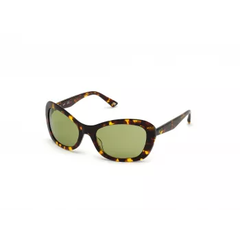 WEB EYEWEAR Sieviešu saulesbrilles WE0289-5652N Havana Acetāta Kvadrātveida Rāmis Brūnas Gradienta Lēcas 56/19/130 mm