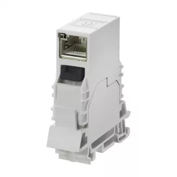 Weidmueller IE-TO-RJ45-C DIN sliežu RJ45 kontaktligzda, Cat.6A ekranēta