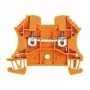 Weidmüller WDU 2.5 OR caurlaides spaiļu bloks, skrūvju savienojums, 2,5 mm², oranžs
