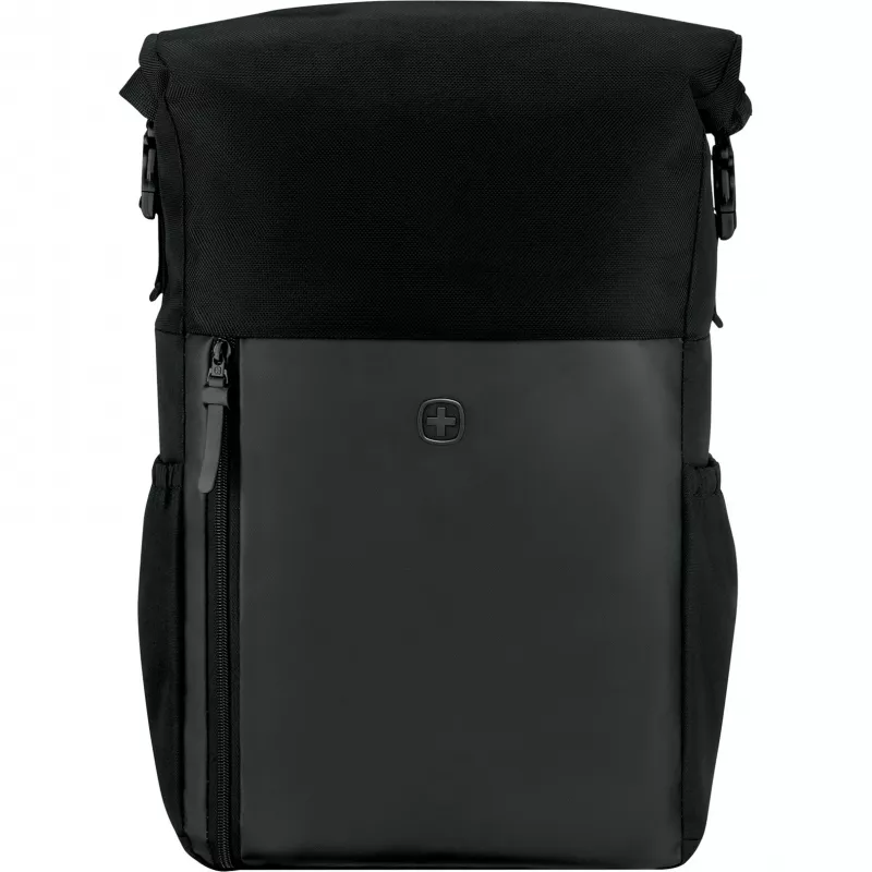 Wenger UrbanOne Roll-Top 15.6 Laptop Backpack Black