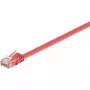 Wentronic 96400 1m Cat6 U/UTP sarkans tīkla savienojuma kabelis