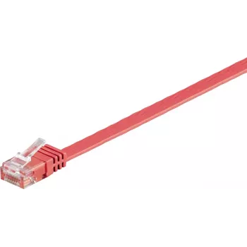 Wentronic 96418 Cat6 U/UTP RJ45 tīkla kabelis, 3 m, sarkans, 1 Gbps, 250 MHz, varš, PVC apvalks
