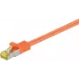 Wentronic Cat.7 S/FTP tīkla savienojuma kabelis, RJ45 vīrišķais uz vīrišķo, 25 m, zelta pārklājuma kontakti, 10 Gbps, melns 91669