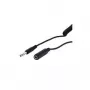 Wentronic Goobay 6,35 mm Jack pagarinājuma kabelis, 5 m, TRS stereo, vīrišķais uz sievišķo, melns 50016