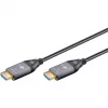 WENTRONIC Goobay 76276 Aktīvais optiskais HDMI kabelis AOC 8K - 10 m, HDMI 2.1, 48 Gbps, 8K@60Hz, 4K@120Hz, Dynamic HDR, eARC, VRR, ALLM, HDCP 2.3, melns