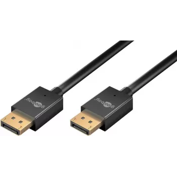Wentronic Goobay 77443 DisplayPort kabelis 2 m melns