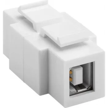 WENTRONIC Goobay 79930 plakans USB 2.0 adapteris, USB-A ligzda uz USB-B ligzda, balts