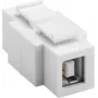 WENTRONIC Goobay 79930 plakans USB 2.0 adapteris, USB-A ligzda uz USB-B ligzda, balts
