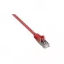 Wentronic Goobay CAT 5e F/UTP tīkla kabelis, sarkans, 0,5 m, CCA, RJ45 50150