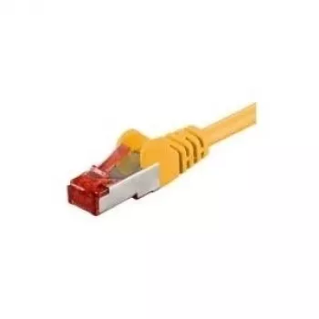 Wentronic Goobay CAT 6 tīkla kabelis, S/FTP (PiMF), dzeltens, 50 m - LSZH bez halogēniem, varš 68309