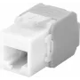 Wentronic Goobay CAT 6a Keystone RJ45 ligzda, neekranēta, 500MHz, balta (90867)