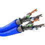 Wentronic Goobay CAT 7A Dupleksa Tīkla Kabelis S/FTP PiMF Zils - Vara Vadītājs CU AWG 22/1 (75716)