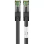 Wentronic Goobay CAT 8.1 S/FTP tīkla kabelis, LSZH, melns, 1 m 66721